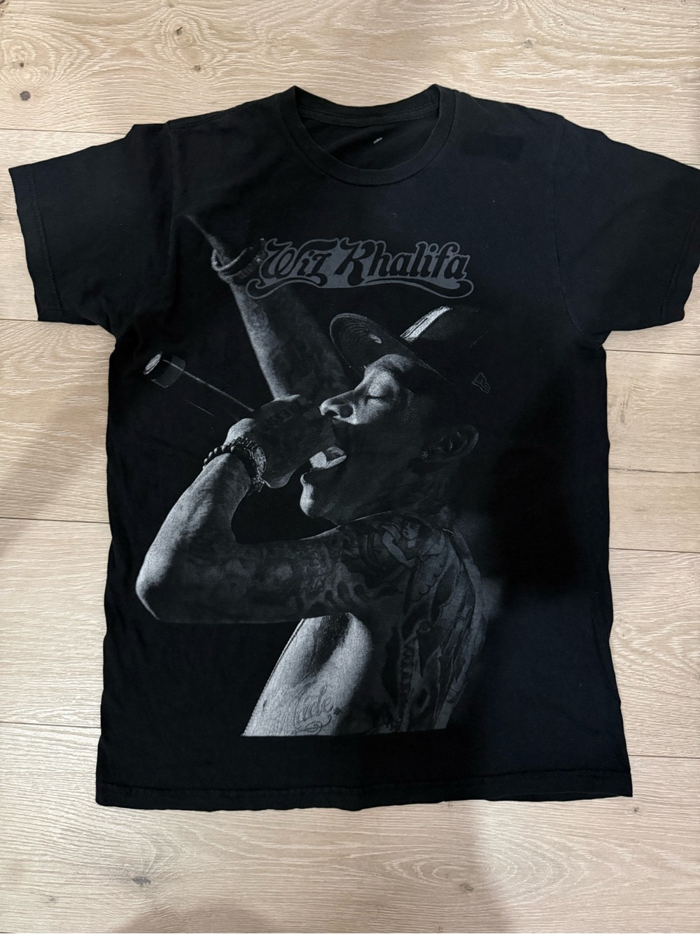 Black Wiz Khalifa Graphic Tee